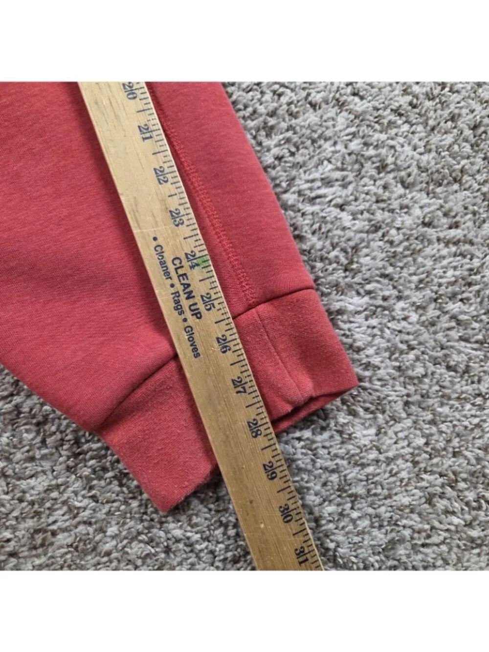 Nike Tech Fleece Joggers Sweatpants Men's XL Red Track Pants Flaw